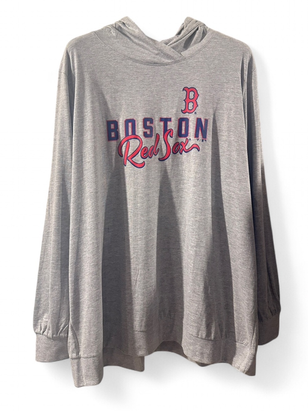 MLB Boston Red Sox Hooded Long Sleeve Shirt Size Women’s 2X (NWT)